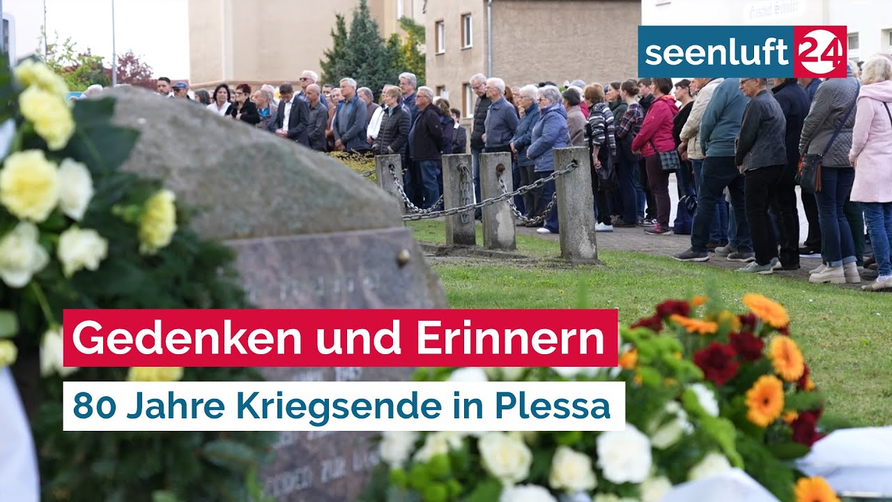 Gedenken und Erinnern - 80 Jahre Kriegsende in Plessa | Zuhause in Brandenburg