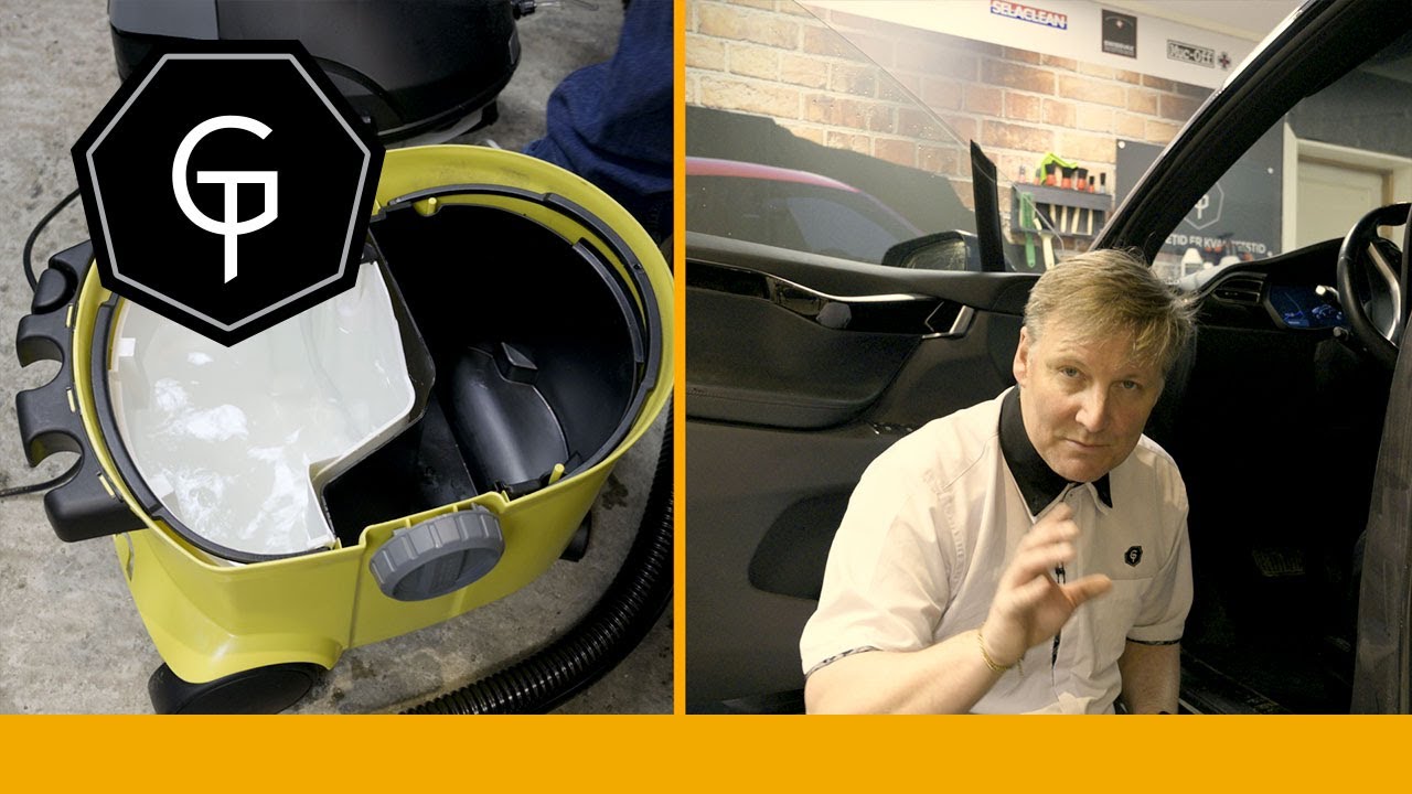 Støvsug bilen og rens tekstiler med samme maskin!