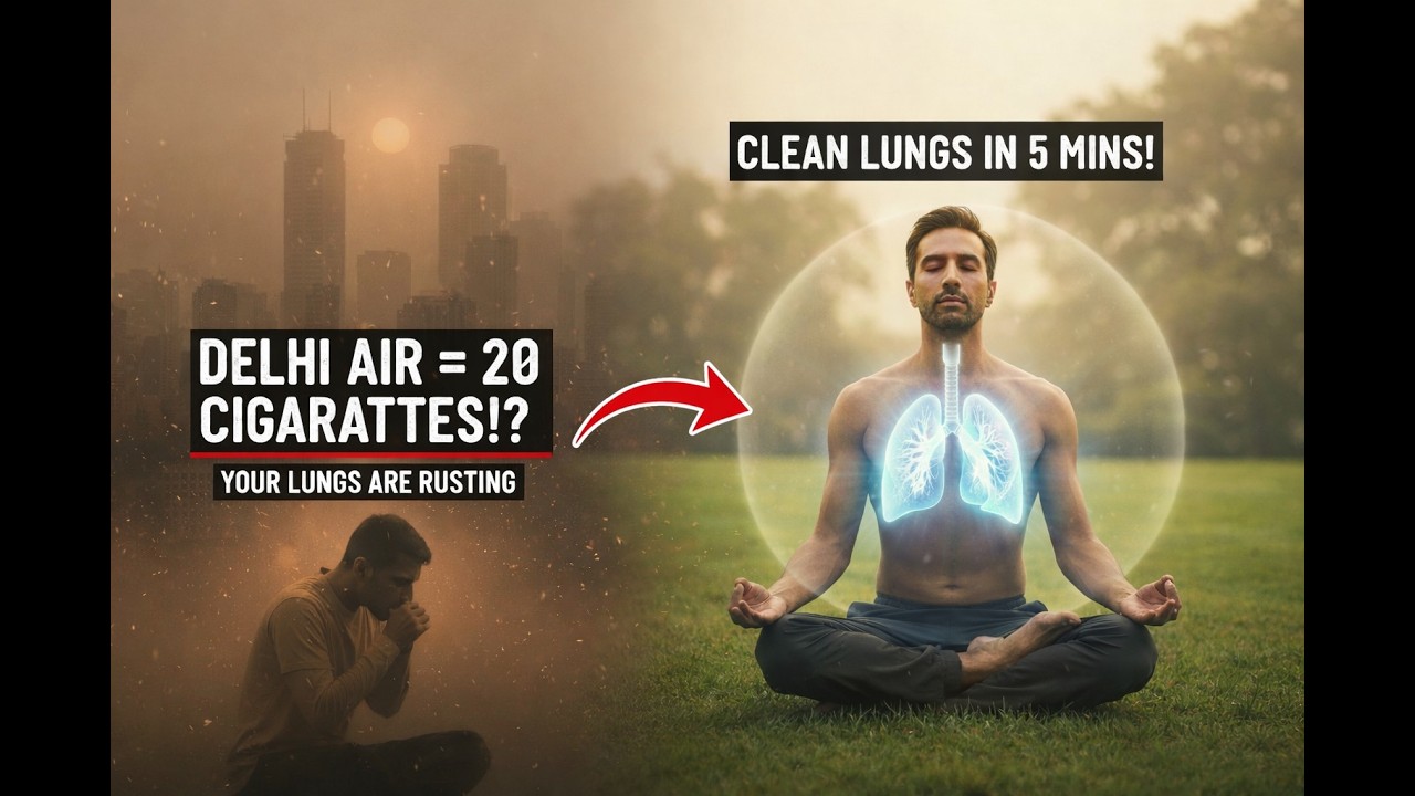 Delhi Air = 20 Cigarettes? Clean Your Lungs in 15 Minutes.
