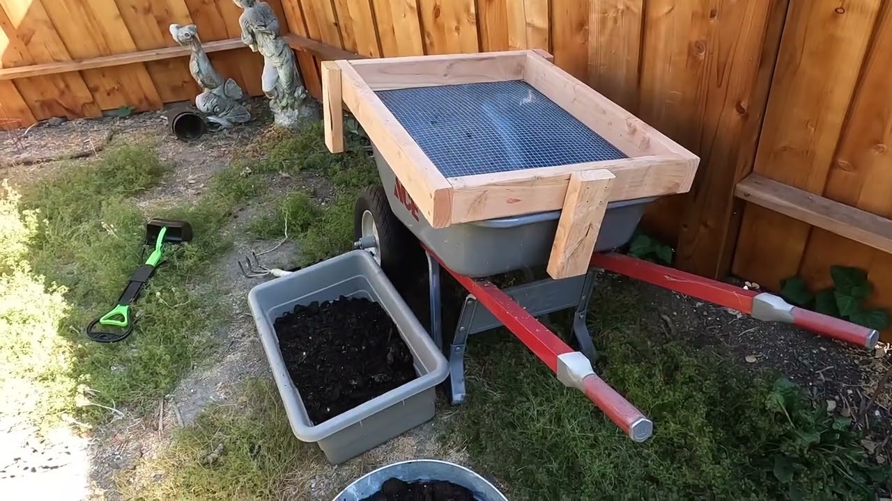 Compost Tumbler Harvest