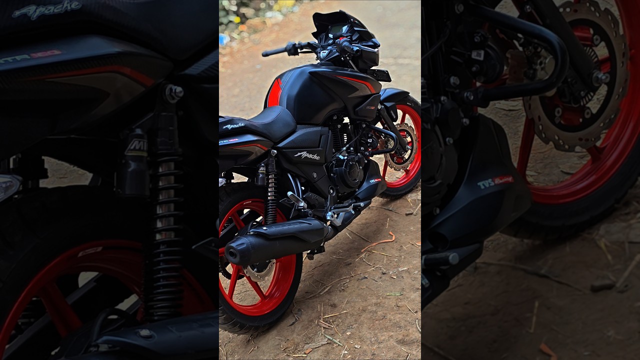🫂🙈🫵 |Apache 2v 160cc Matte black bs7🏍️❤️‍🔥//Apache lover ❤️💯✈️