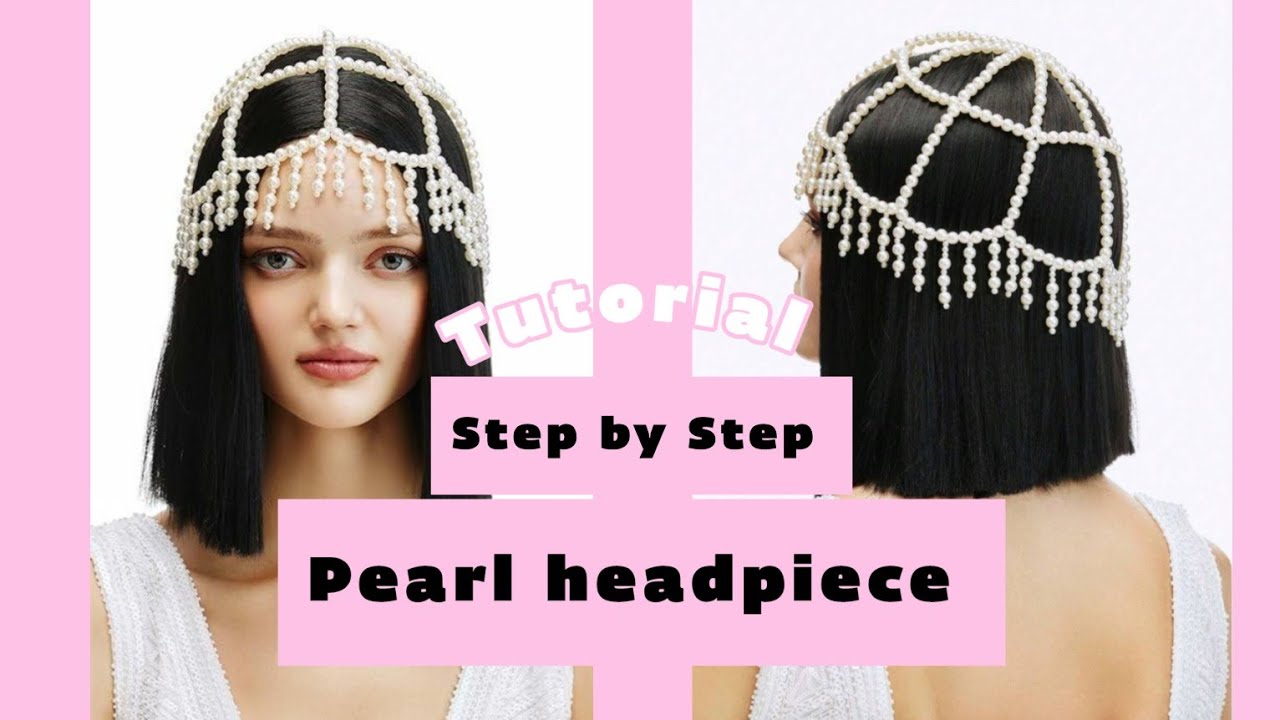 How to Make a Beaded Pearl Headband