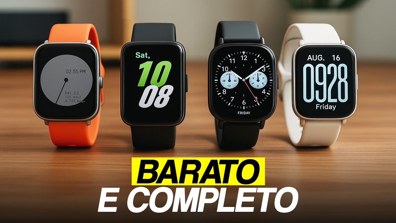 TOP SMARTWATCHES BARATOS com GPS pra Comprar em 2026 (Vale Cada Centavo!)