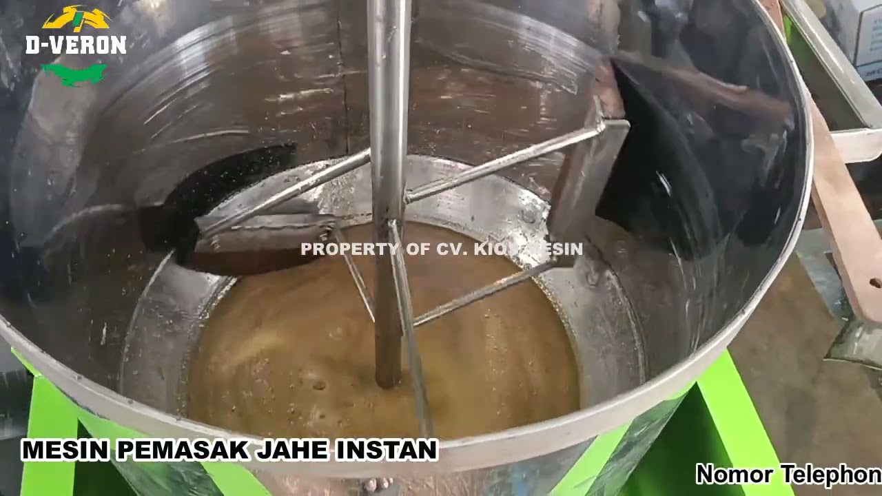 MESIN PEMASAK JAHE INSTAN
