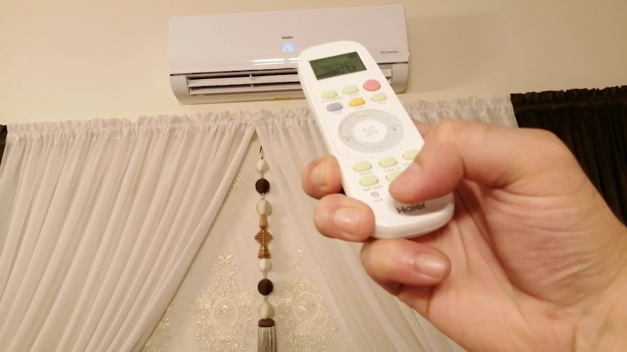 How to Use Haier 1.5 Ton DCinverter AC Remote Part 2