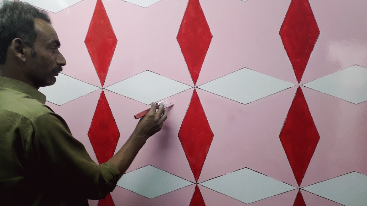 3d wall painting | 3d wall decoration effect | 3d wall texture new design effect  | interior design