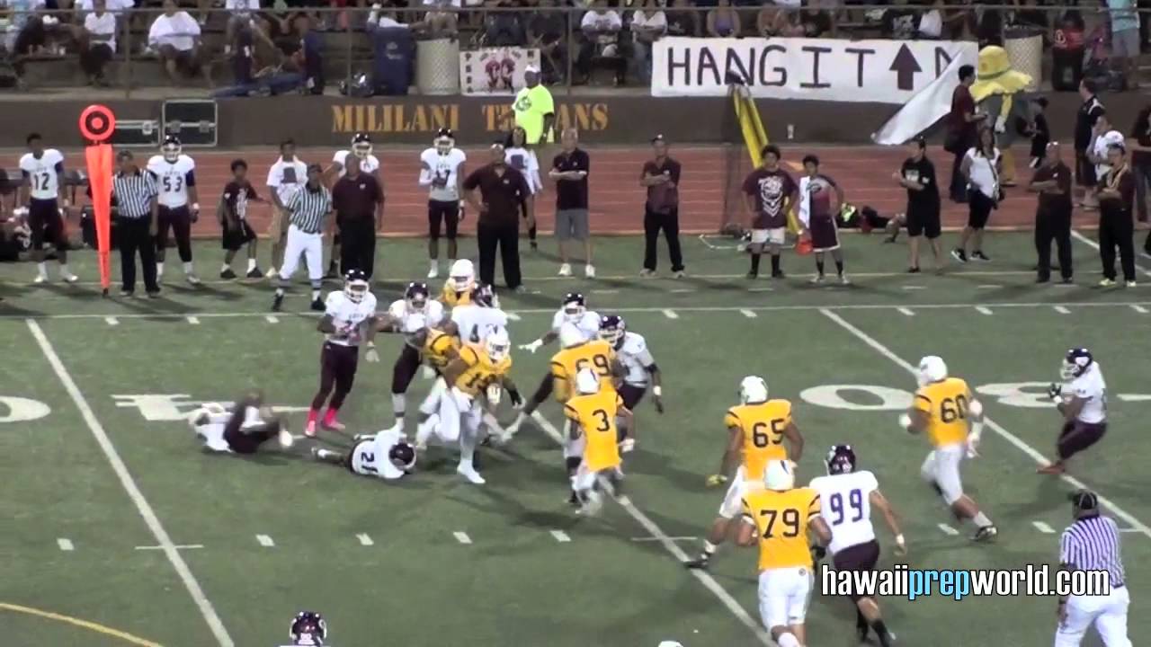 #3 Farrington at #2 Mililani 9/27/14