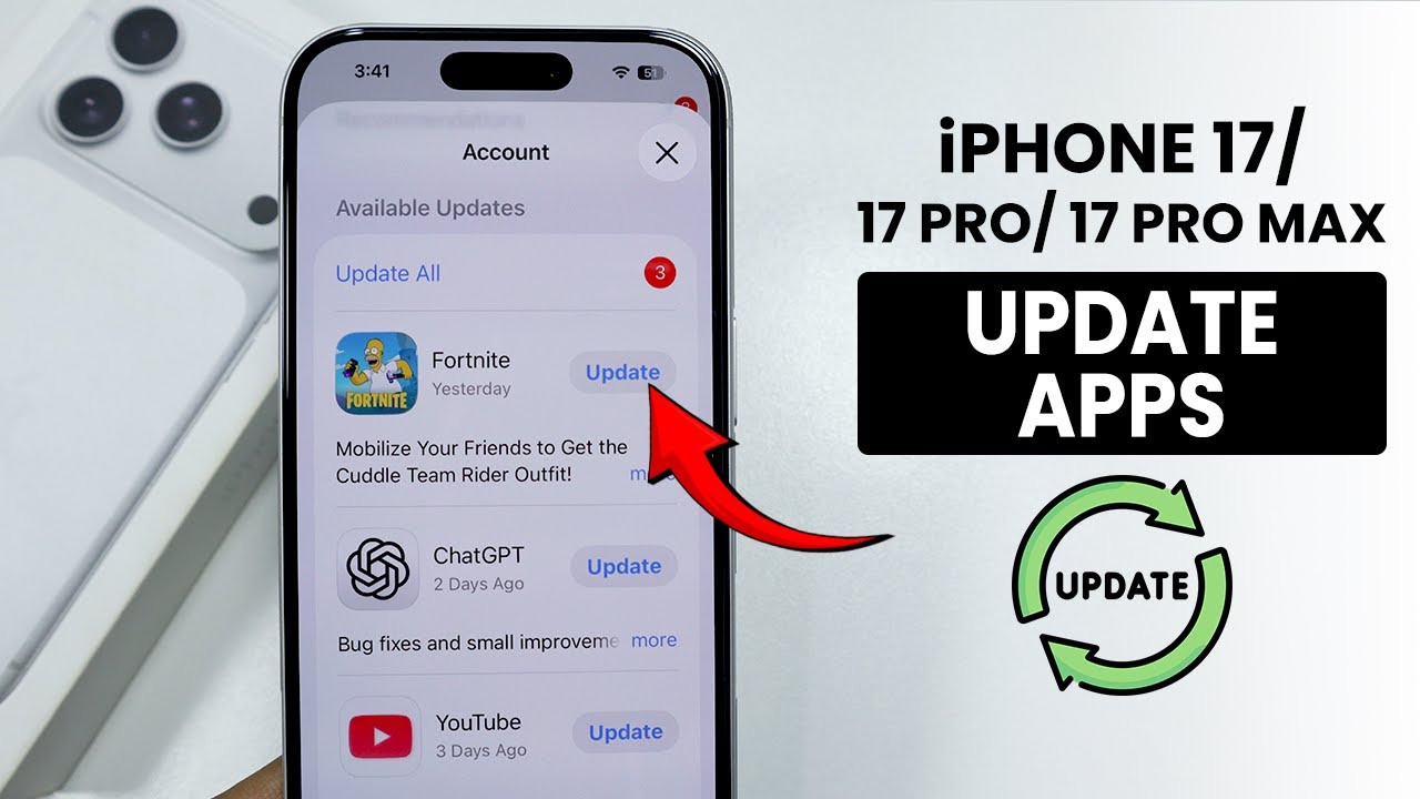 How to Update Apps on iPhone 17 / 17 Pro Max