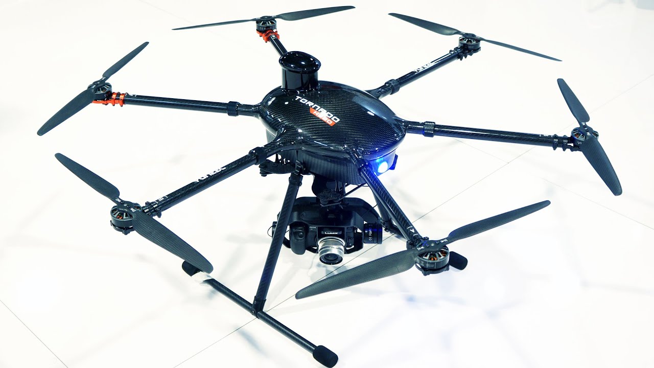 Yuneec Tornado H920 Drone with 18x Optical Zoom at NAB 2015