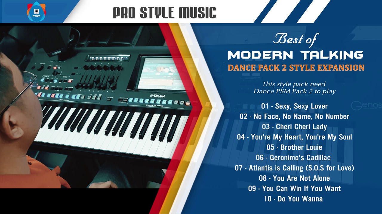 Modern Talking - No Face, No Name, No Number Cover on Yamaha Genos