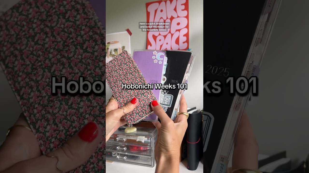 a quick breakdown of #hobonichiweeks and some layout ideas! #planner #hobonichi
