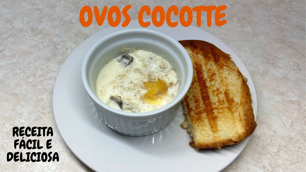 OVOS COCOTTE - OVOS ASSADOS NO RAMEQUIM - RECEITA FÁCIL, RÁPIDA E DELICIOSA
