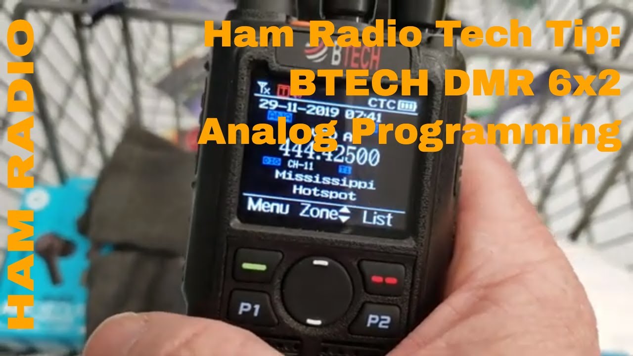 Ham Radio Tech Tip: How to Program Analog Repeaters into BTECH 6x2 DMR Radio