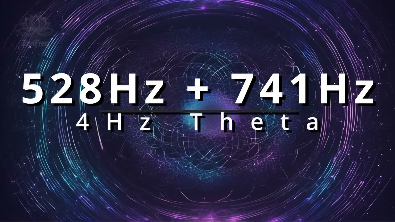 528 Hz + 741 Hz | Deep Theta Meditation for Emotional Clarity & Inner Balance
