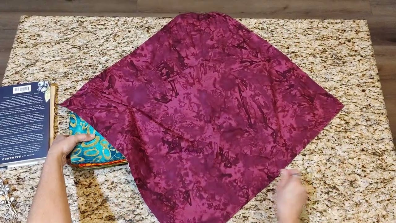 Fabric wrap tutorial - gift giving with reusable fabric wrap