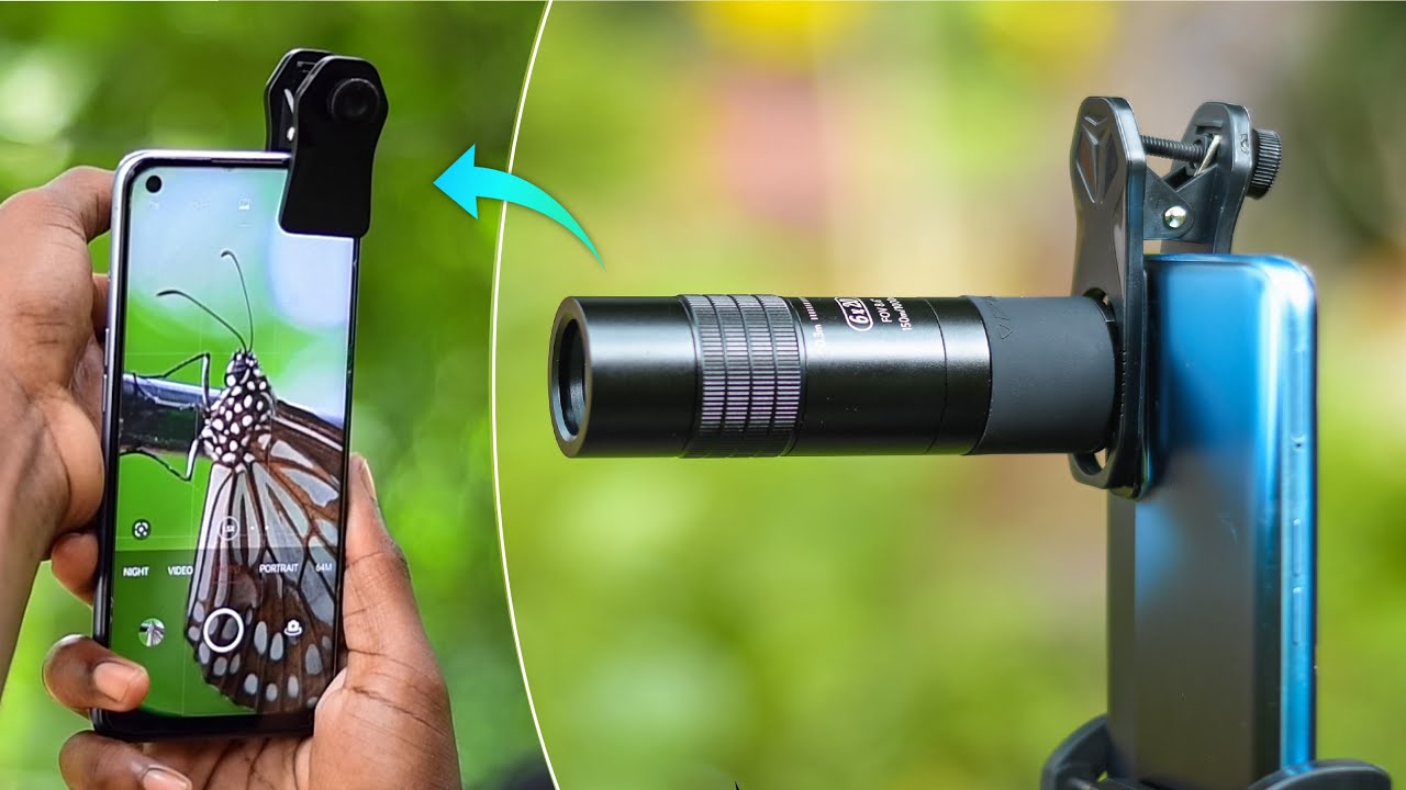 Mobile Telephoto Lens: 6x HD Zoom Lens for Smartphone Camera | DSLR like Result 🔥