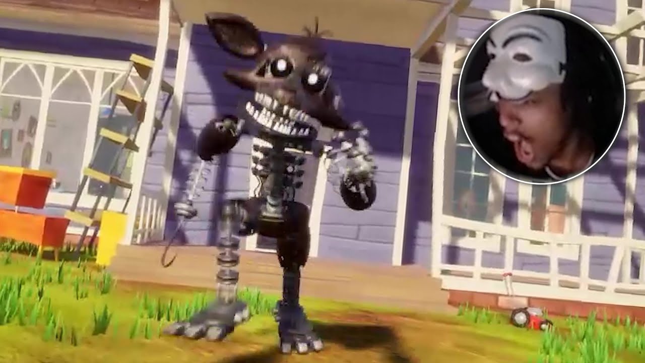 FOXY IN HELLO NEIGHBOR IS NIGHTMARE FUEL!