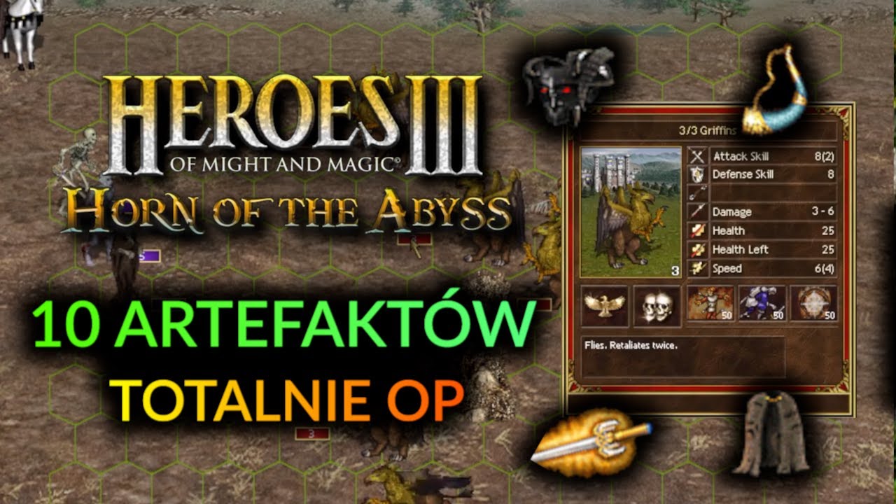 😱 10 ARTEFAKTÓW w HEROES 3, które są OP