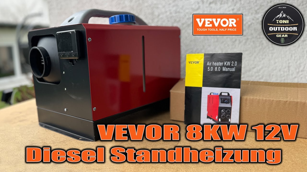 Vevor 12V 8KW China Diesel Standheizung - Diesel Heater #vevor  #heizung #heater #vanlife #camping