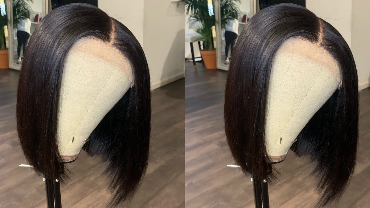 How to cut and style a bob wig( beginner friendly )