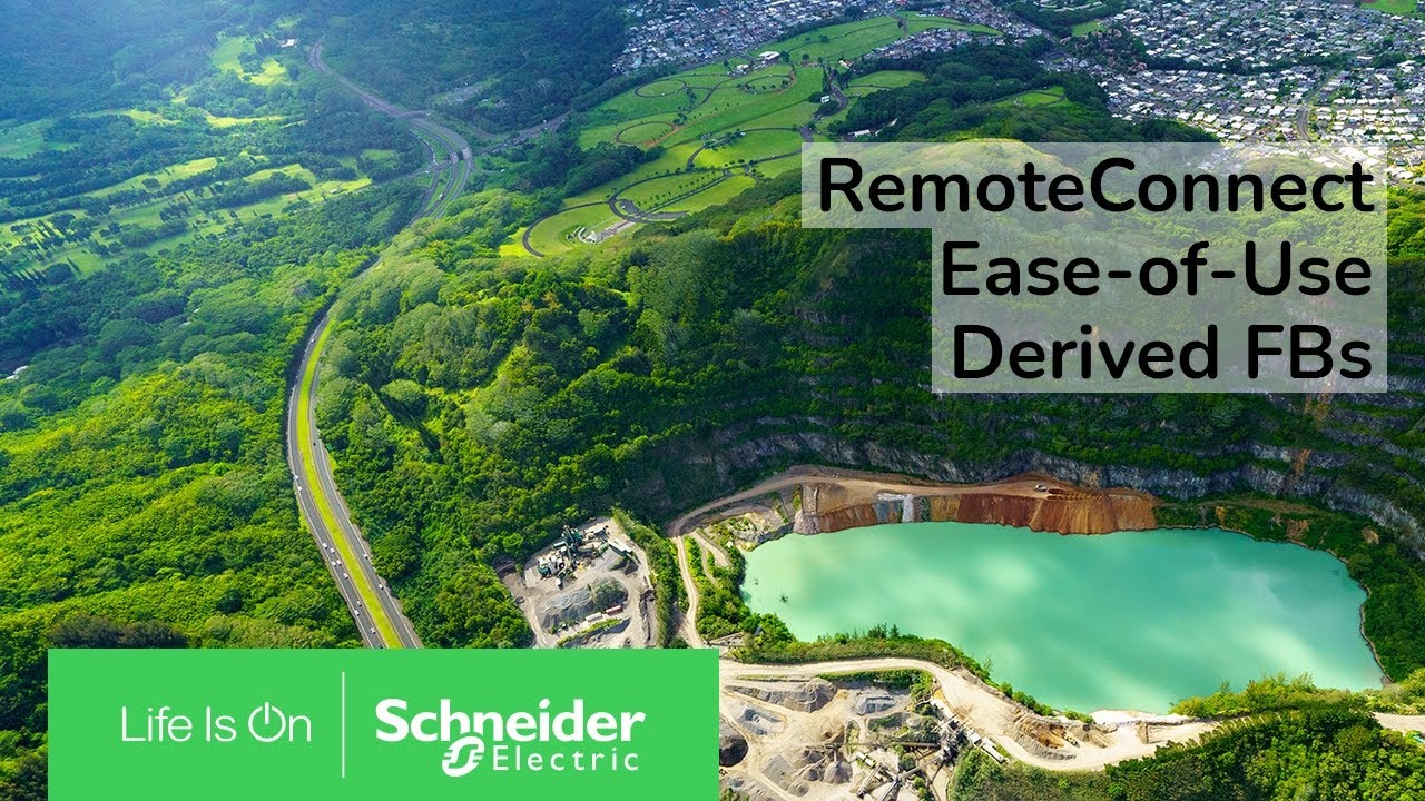 Простота использования RemoteConnect — производные функциональные блоки | Поддержка Schneider Ele...