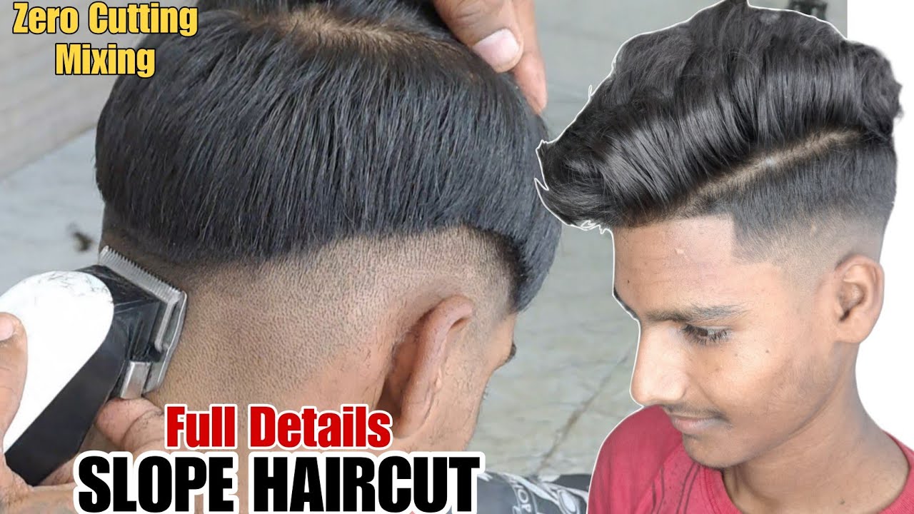 Slope Hair Cut Karne Ka Asaan Tarika | Step By Step Tutorial Video in Hindi | Sahil Barber