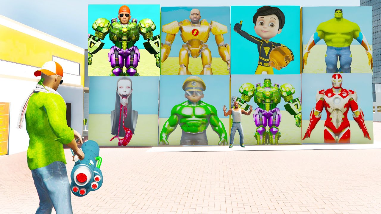 😱 Franklin Open Mech Hulk Mystery Containers 💥😡 Indian Theft Auto💥🤡Indian Bike Driving 3D