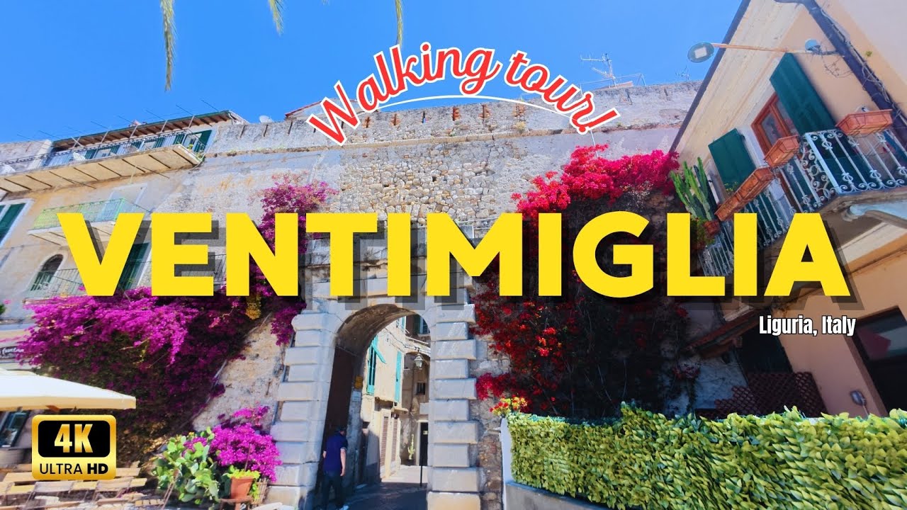 Walking through VENTIMIGLIA, a MEDIEVAL TOWN!
