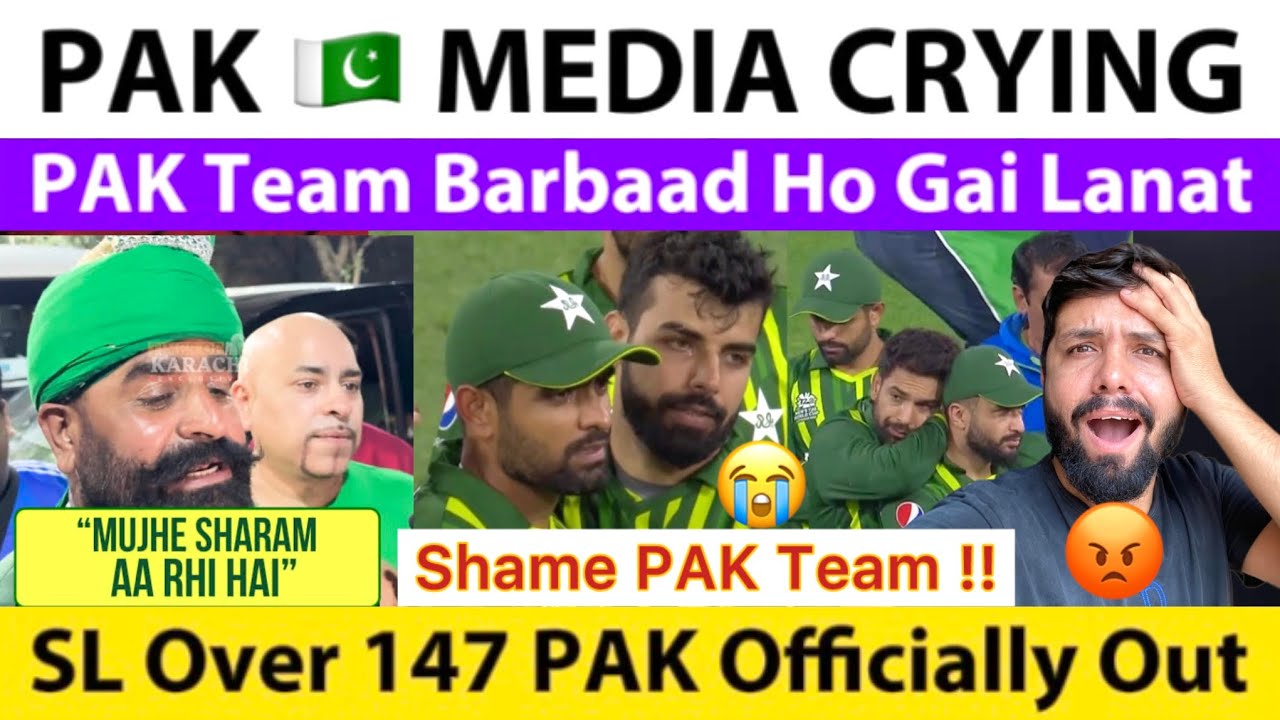 PAK Crying 😭 Hum Barbaad Ho Gy Sri Lanka Over 147 & Pakistan Officially Out From World Cup 2026