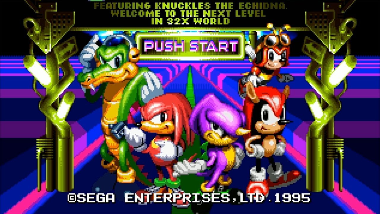 Knuckles Chaotix - Кооперативный режим