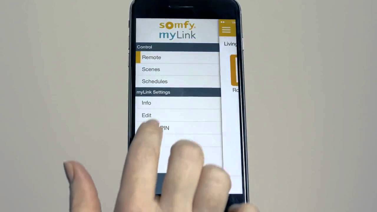 Somfy MyLink Changing WIFI Network Information Tutorial
