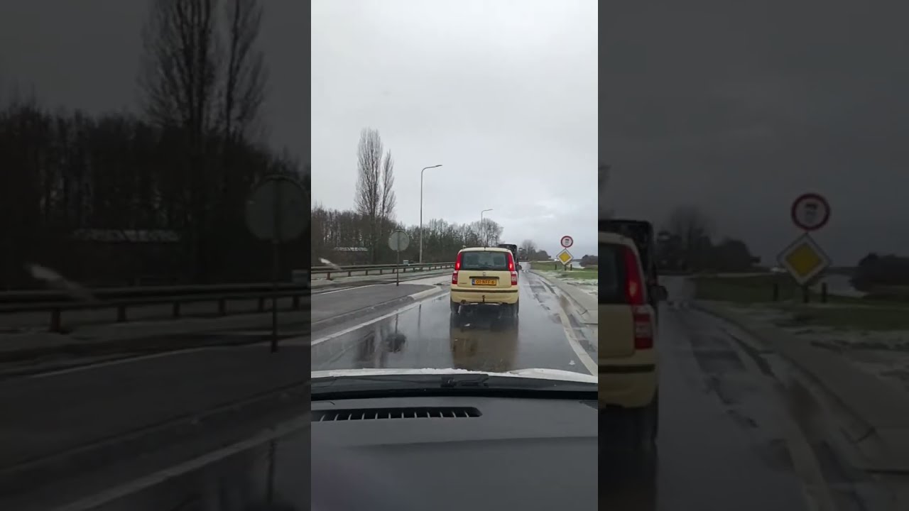 per thedriver is live snow in the Netherlands 