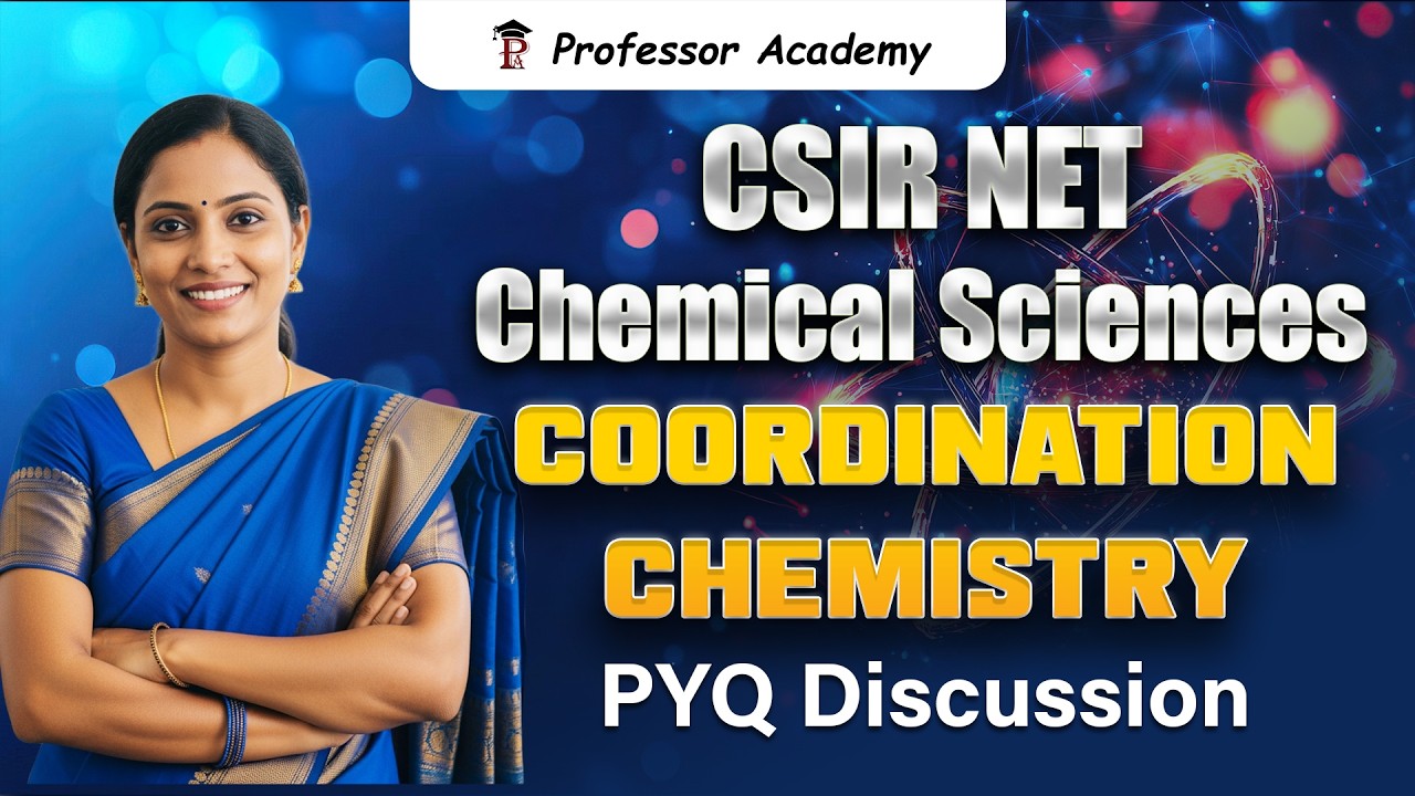 CSIR NET Chemical Sciences | Coordination Chemistry | PYQ Discussion