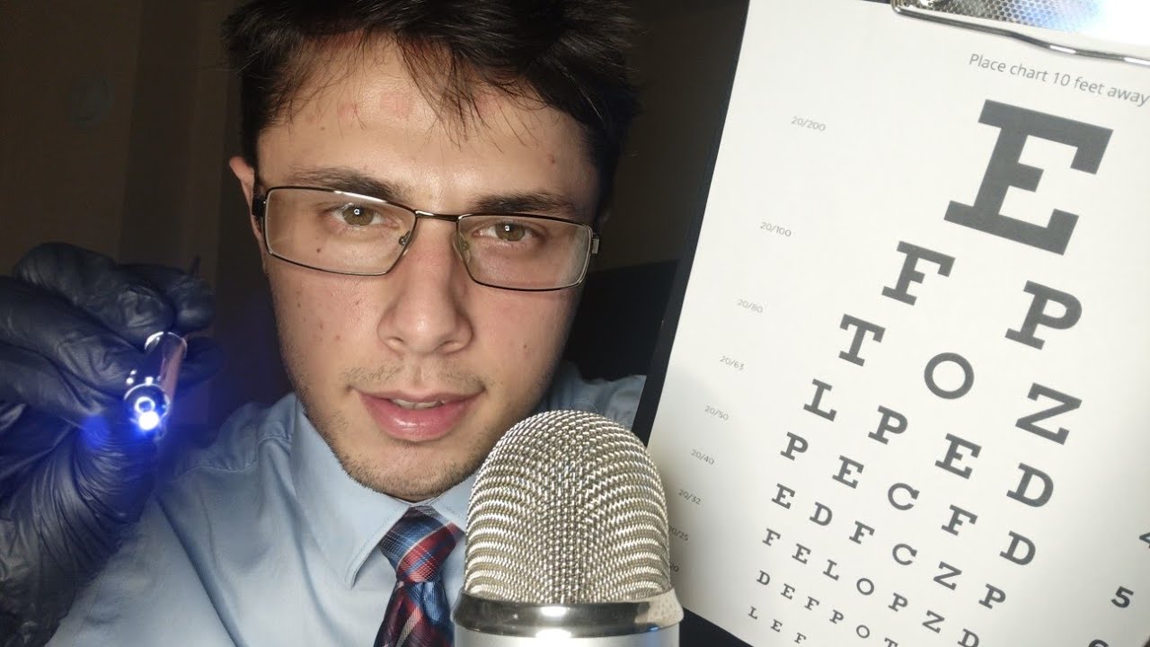 ASMR Cranial Nerve Exam Roleplay With Dr Kenshi