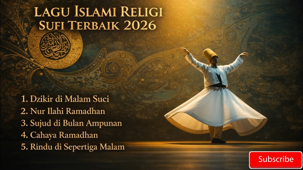 🌙 ALBUM RELIGI SUFI TERBAIK 2026 🌙Dzikir di Malam Suci | Nur Ilahi Ramadhan |