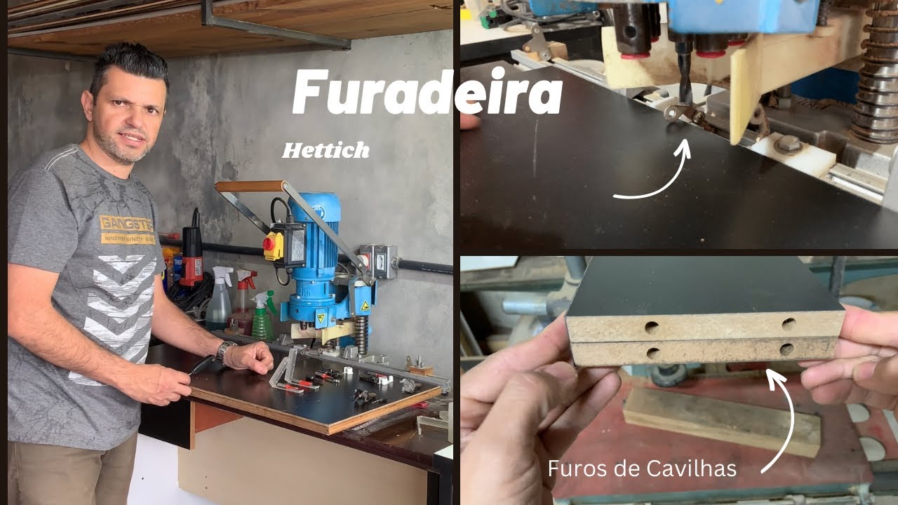 Dica: Furadeira Hettich | Cavilha | Adaptação.