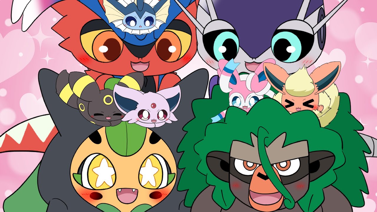 Мини Ogerpon и Rillaboom объединяются с Koraidon и Miraidon! | Pokémon SV / Animation
