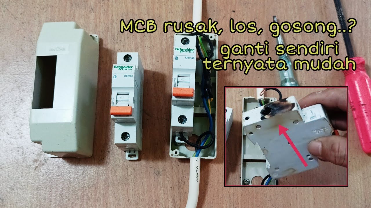 Cara mudah mengganti MCB instalasi rumah sendiri
