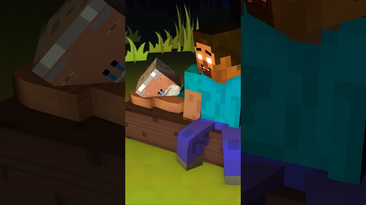 HELP Herobrine Give His Friends A Happy Memory #friendship #shorts #trending #anime