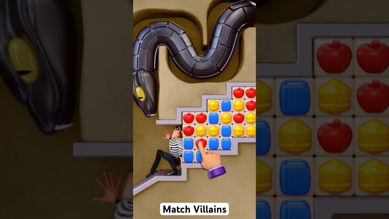 Playing Match Villains Mobile Game Preview!😎 #shorts #gamereviews