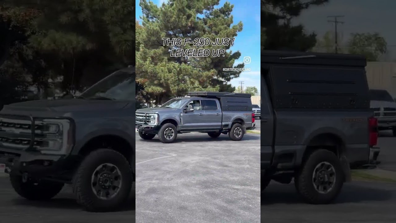 The Roughest Canopy Camper Setup Yet | F-250 Full DirtBox Overland Install