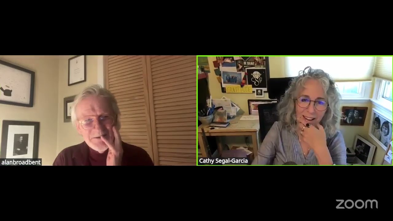Cathy Segal-Garcia’s Noontime Hang, Featuring ALAN BROADBENT, 2X Grammy Award Winner, jazz pianist.