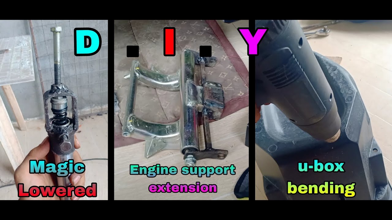 Magic Lowered / Engine support extension / U-box bending ginawa kona sa iisang video lang!!