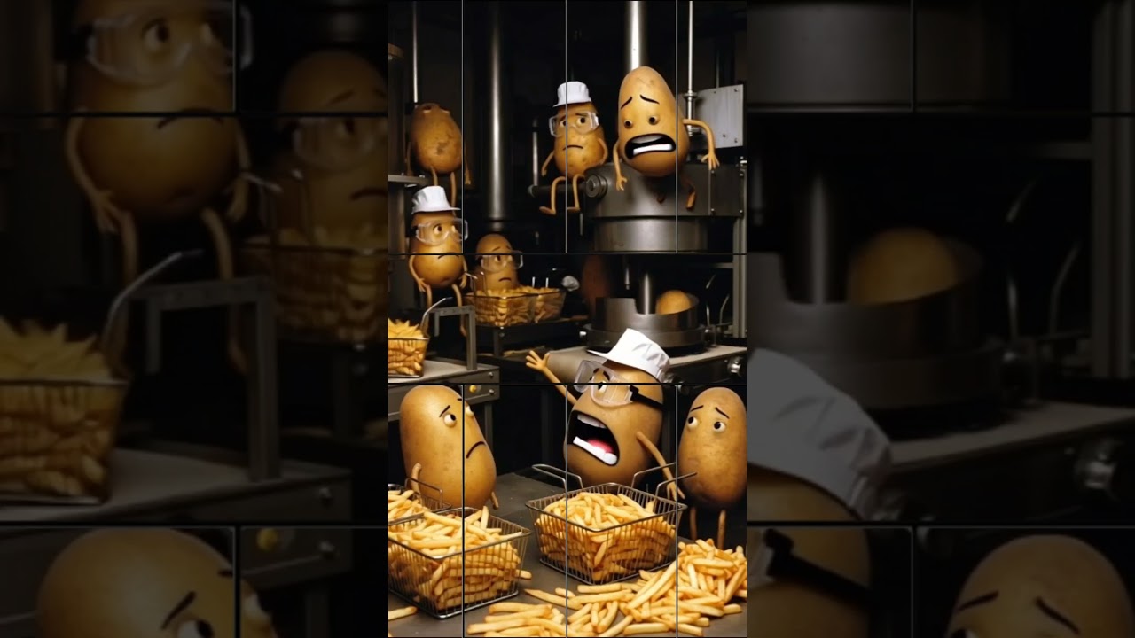 When Potatoes Make Their Own Fries 😂🍟 