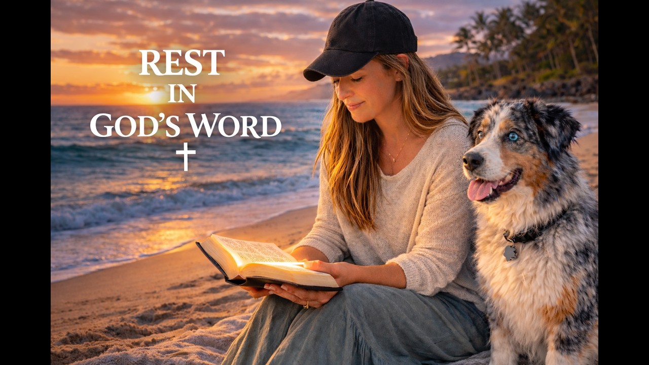 Colossians 3:1-17 | Peaceful Bible Reading with Ocean Waves for Relaxation