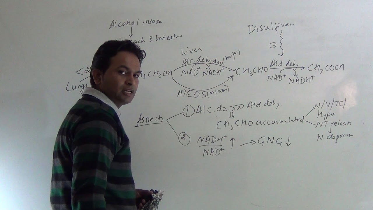 Alcohol Metabolism - BioChem. - By Dr. Prashant Sharma