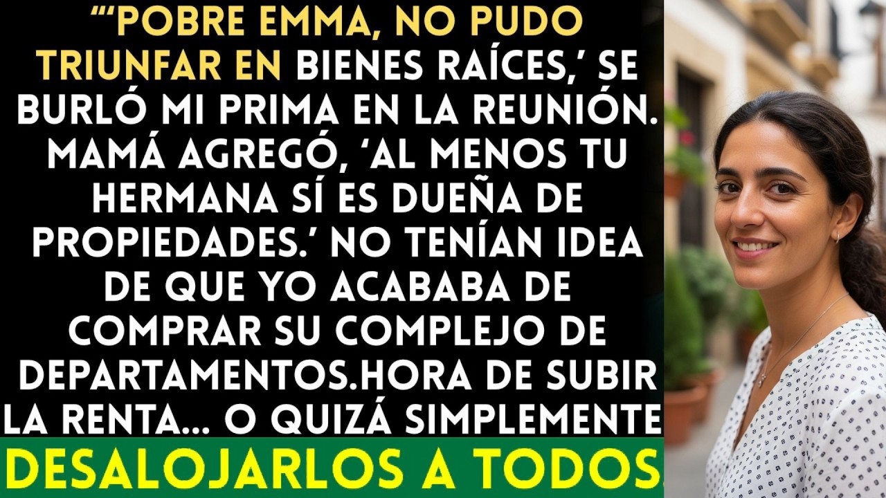 “Mi familia se burlaba de mi ‘fracaso profesional’… hasta que vieron MI NOMBRE en su aviso de