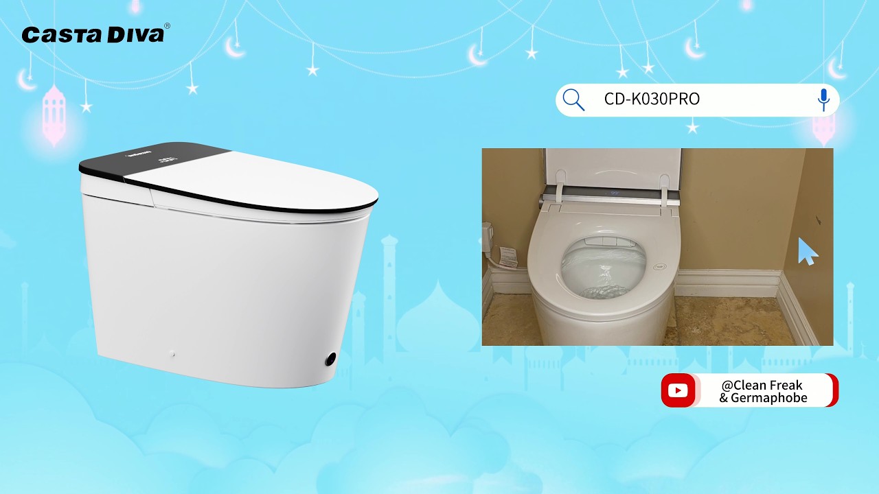 Casta Diva × Clean Freak & Germaphobe |  CD-K030PRO: The Toilet a Clean Freak “Genuinely Loves”