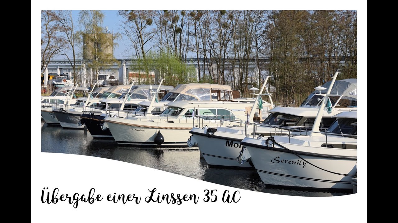 Übergabe einer #linssen #yacht