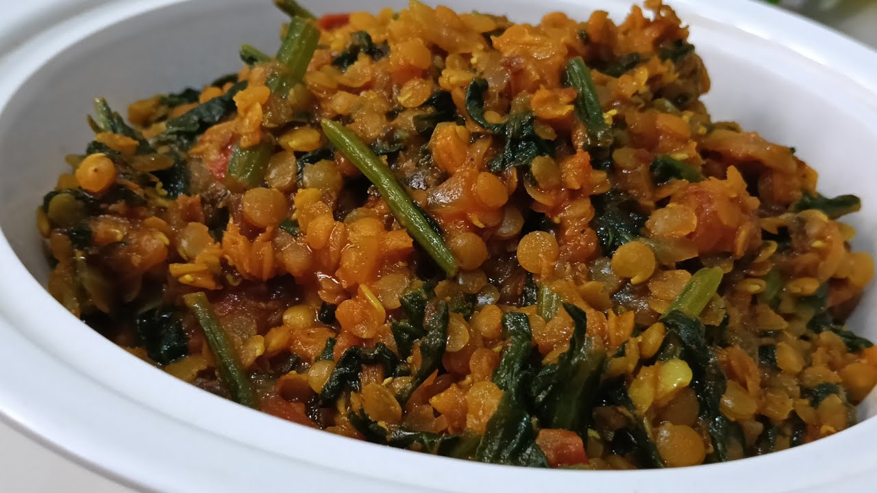 Masoor ki dal aur Palak sabzi new recipe 😋 yummy 🤤